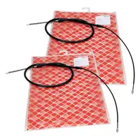 2x febi 24520 Handbremsseil f&uuml;r VW Polo 9N SEAT Ibiza 3 SKODA Fabia 1 hinten 6Q0609721M