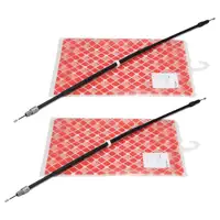 2x febi 34908 Handbremsseil f&uuml;r MERCEDES M-Klasse W164 GL-Klasse X164 hinten A1644202385