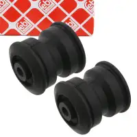 2x febi Lagerbuchse Blattfeder f&uuml;r MERCEDES Sprinter B906 B907 B910 Crafter 2E 2F hinten