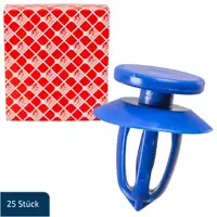 25x febi 181953 Clips Klemme Spreizniete Befestigungsclips f&uuml;r CHEVROLET CITROEN OPEL