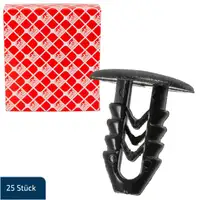 25x febi 182670 Clips Klemme Spreizniete Befestigungsclips f&uuml;r ALFA ROMEO FIAT LANCIA