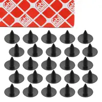 25x febi 100541 Clip Befestigungsclips f&uuml;r RENAULT Clio Kangoo Laguna Master 7703077225