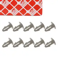 10x febi 100504 Clip Befestigungsclips f&uuml;r MERCEDES/8 W114 W115 W123 W116 W126 0009871015