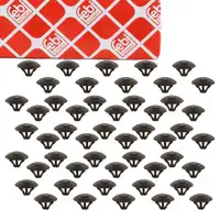 50 febi Clip fastening clips for MERCEDES W203, W204, W211, W212, W220 0019880325