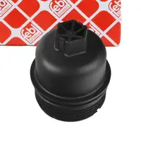 febi Deckel &Ouml;lfiltergeh&auml;use f&uuml;r RENAULT Espace 4 Megane 2 3 OPEL NISSAN X-Trail Qashqai
