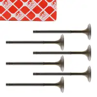 6x febi 32333 Einlassventil f&uuml;r VW Polo 4 5 Ibiza 3 4 Fabia 1 2 Rapid Yeti 1.2 036109601S