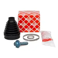 febi Achsmanschetten Satz f&uuml;r MERCEDES W169 W245 W212 S212 X204 vorne GETRIEBESEITIG