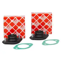 2x febi 12702 Federbeinst&uuml;tzlager Domlager f&uuml;r BMW 3er E30 + Roadster hinten 33521128819