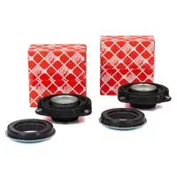 2x febi 22502 Federbeinst&uuml;tzlager + W&auml;lzlager f&uuml;r AUDI A3 8P SEAT SKODA Golf 5 + 6 vorne