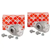 2x febi 37893 Federbeinlager Domlager für VW Golf 6 Passat Tiguan Touran hinten 3C0513353D