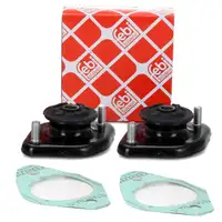 2x febi 12703 Federbeinlager Domlager + Dichtung f&uuml;r BMW 3er E36 E46 Z3 E36 hinten