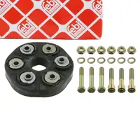febi 01975 Hardyscheibe f&uuml;r MERCEDES W201 W123 W124 S124 C124 A124 W126 vorne 1264100515