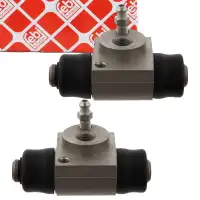2x febi 12617 Radbremszylinder &Oslash;1900 f&uuml;r OPEL Astra F G Corsa B C Vectra A B hinten