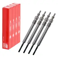 4x febi Gl&uuml;hkerze f&uuml;r VW Golf 6 7 Passat B6 B7 B8 Tiguan Touran T5 1.6/2.0 TDI 059963319AB