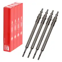 4x febi Glühkerze für MERCEDES A-/B-/C-/E-/GLA-/GLB-/GLC-/GLK-Klasse OM651/654 0011598001