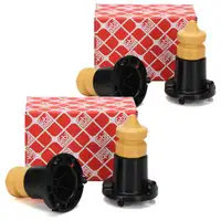 4x febi 36856 Anschlagpuffer Federung Sto&szlig;d&auml;mpfer f&uuml;r FIAT Punto 188_ hinten