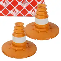 2x febi 178811 Anschlagpuffer Gummianschlag f&uuml;r MERCEDES Viano Vito W639 hinten 6393240308