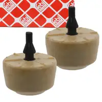 2x febi 26564 Anschlagpuffer Gummianschlag f&uuml;r VW Caddy 3 4 Caddy hinten 2K5511155