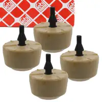 4x febi 26564 Anschlagpuffer Gummianschlag f&uuml;r VW Caddy 3 4 Caddy hinten 2K5511155