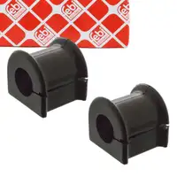 2x febi 103931 Stabilizer Bar for TOYOTA Corolla E11, E12, Verso E12, Prius W2 (Front) 48815-13040