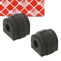2x febi 45097 Stabilisatorlager Stabilager f&uuml;r BMW 3er E46 Z4 E85 Vorderachse 33556751269