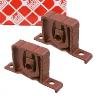 2x febi 23482 Auspuffgummi f&uuml;r AUDI A3 8L1 A4 B5 A6 C5 SKODA Octavia 1 1J0253144E