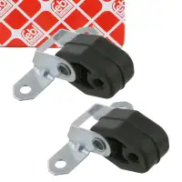 2x febi 23628 Auspuffgummi Auspuffhalter f&uuml;r VW Passat 35i Lupo Amarok SEAT 3A0253674A