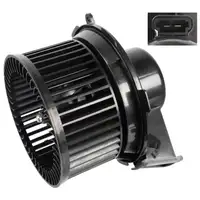febi Interior Fan Motor for Peugeot 206 SW, 206+, and Citro&euml;n Xsara Picasso with air conditioning