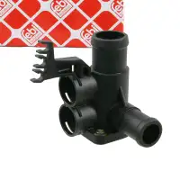 febi 23044 K&uuml;hlmittelflansch f&uuml;r AUDI A6 C4 2.0 80 B4 1.6 2.0 SEAT Toledo 1 2.0 037121132G