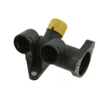 febi 27153 K&uuml;hlmittelflansch f&uuml;r VW Passat 3B AUDI A4 B5 A6 C4 C5 Cabriolet 1.8 058121132