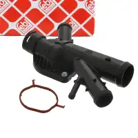 febi 45889 K&uuml;hlmittelflansch f&uuml;r VW Golf 6 Caddy 2 3 1.6-2.0D Polo 6R 1.6D AUDI A3 8P 2.0D