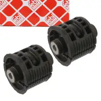 2x febi 43743 Lagerung Hinterachslager f&uuml;r VW Polo 5 AUDI 8X SEAT 4 hinten 6R0501541C