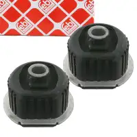 2x febi 06674 Lagerung Hinterachslager f&uuml;r MERCEDES 190 W201 W202 W124 hinten 1243511942