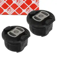2x febi 07602 Lagerung Hinterachslager f&uuml;r MERCEDES 190 W201 ab 09.1988 hinten 2013512842