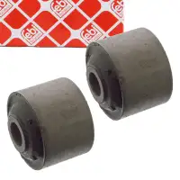 2x febi 07620 Lagerung Hinterachslager Tonnenlager f&uuml;r AUDI 80 90 Cabrio Coupe B2 hinten