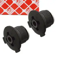 2x febi 09143 Lagerung Vorderachslager Tonnenlager Buchse f&uuml;r RENAULT B48 vorne 7700767685