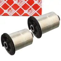 2x febi 09742 Lagerung Hinterachslager Buchse f&uuml;r RENAULT Twingo 1 hinten 7700821167