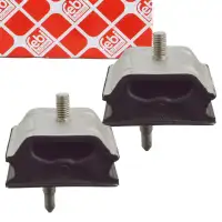 2x febi 10307 Lagerung Hinterachslager Buchse f&uuml;r CITROEN Xsara ZX PEUGEOT hinten 5131.71