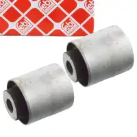 2x febi 14548 Lagerung Hinterachslager Tonnenlager Buchse f&uuml;r OPEL Omega B hinten 90447157