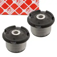 2x febi 17453 Lagerung Hinterachslager Tonnenlager Buchse f&uuml;r OPEL B hinten 90496721