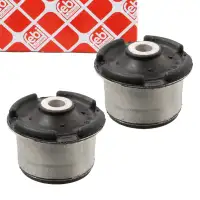 2x febi 17452 Lagerung Hinterachslager Tonnenlager Buchse f&uuml;r OPEL B hinten 90496681