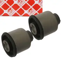 2x febi 31547 Lagerung Hinterachslager f&uuml;r VW Golf 4 Polo Ibiza Leon Fabia Octavia hinten