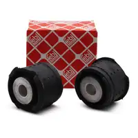 2x febi 12626 Achsk&ouml;rperlager Gummilager f&uuml;r BMW 3er E46 X3 E83 E85-E89 Hinterachse hinten