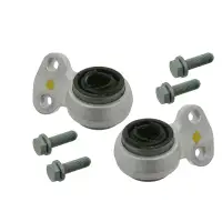 2x febi 18686 Querlenker Hydrolager f&uuml;r BMW 3er E46 Z4 Vorderachse unten hinten