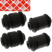 4x febi Querlenkerlager Gummilager Buchse f&uuml;r VW California Transporter T4 vorne oben