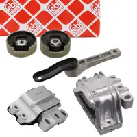 febi Motorlager Set f&uuml;r VW Golf 5 6 A3 8P Altea/XL Octavia 2 1.4 16V 1.6 FSI mit Schaltung