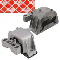 2x febi Motorlager Getriebelager f&uuml;r VW Golf 4 8L1 Leon 1M 1 1.4 1.6 links + rechts