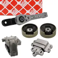 febi Motorlager Set f&uuml;r VW Golf 5 Touran 8P Leon Octavia 2 Superb 2 2.0 TDI mit Schaltung