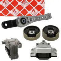 febi Motorlager Getriebelager Set f&uuml;r VW Golf Plus Jetta Octavia Superb 2.0 TDI mit