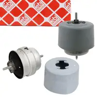 2x febi Motorlager Hydrolager für AUDI A4 8E B6 B7 2.4 3.0 3.2 FSI 163-255 links + rechts